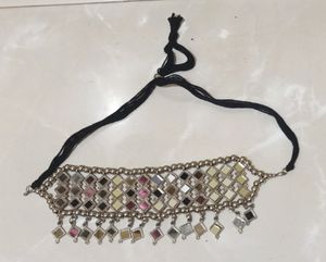 Oxidised Mirror Choker