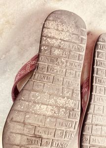 Stylish Pink Flip-Flops