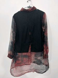 Chic Layered Tunic with Star Pendant