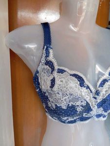 Beautiful Lace and Polka Dot Bra