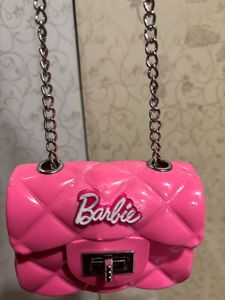 Barbie Pink Quilted Chain Bag