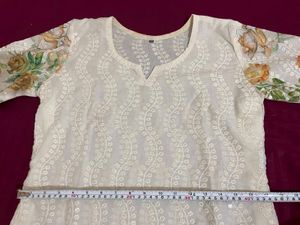 Elegant Floral Print Kurta Set