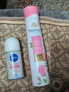 Yardley & Nivea Body Sprays & Roll-on