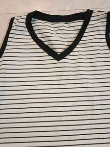 Striped V-Neck Tank Top