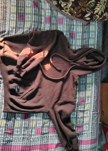 Brown Pullover Hoodie