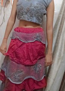 Embroidered Lehenga Choli Set