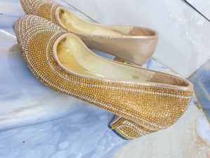 Sparkling Crystal Embellished Heels