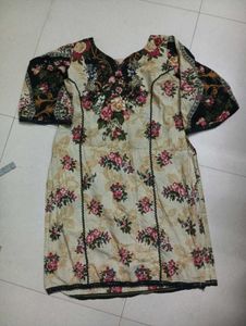 Beautiful Floral Print Kurta set