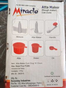 Miracle Atta/Dough Maker cum chop N churn
