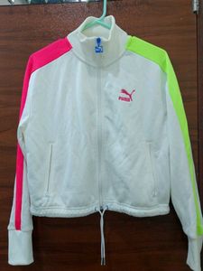 Puma White Track Jacket