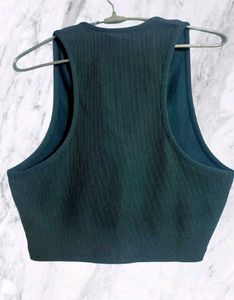SHEIN V-Neck Crop Tank Top