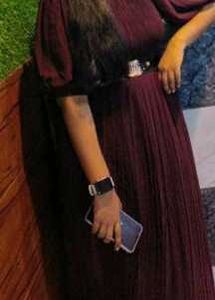 Elegant Pleated Maxi Dress