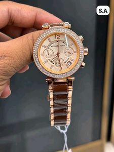 Michael Kors Pink Chronograph Watch