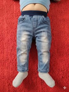 Light Wash Distressed Jeans