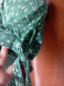 Green Floral Day Dress