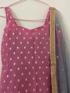 Kurti Sharara Dupatta Set