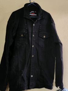 Black Denim Jacket For Men