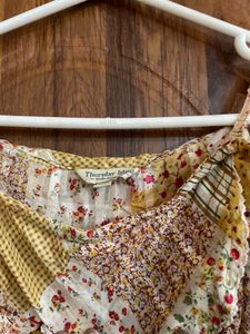 Boho Patchwork Off-Shoulder Top