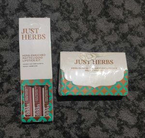 😍Pack Of 2 Combo😍Just Herbs Lipstick Combo..😍
