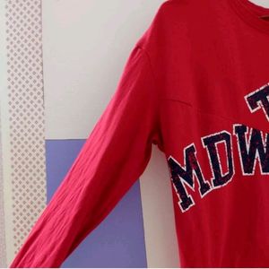 Red 3/4th Sleeves Tee
