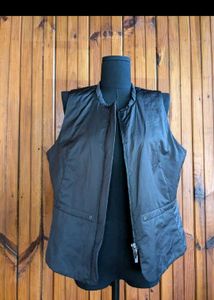 Sleeveless Black Vest