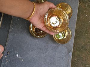 🥣set Of  5 Golden Serving Bowls 🥣