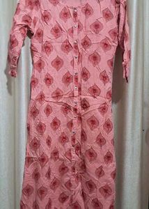 Pink Printed Kurta