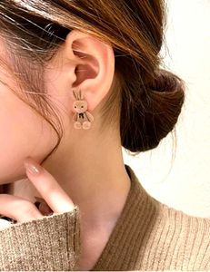 Cute Teddy Bear Rabbits Korean Earings Stud