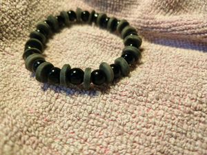 Stylish Black Beaded Bracelet
