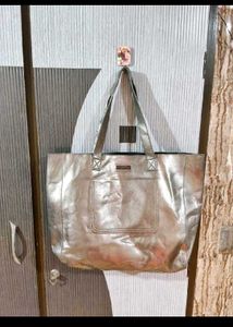 Chic Metallic Tote Bag