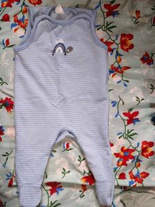 Cute Striped Baby Romper