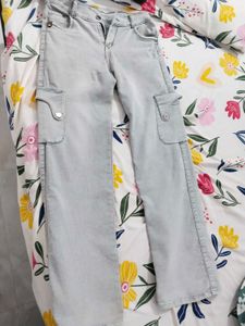 Stylish Grey Cargo Pants