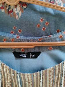 Elegant Blue Printed Kurta