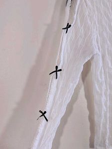 Semi Sheer Bow Top