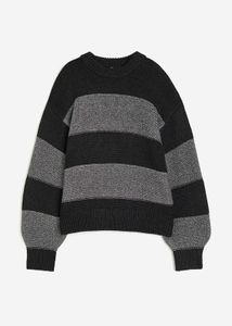 H&M Striped Crew Neck Sweater