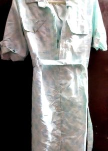 Pale Blue Shirt Dress
