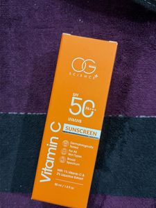 OG Science+ Vitamin C Sunscreen SPF 50