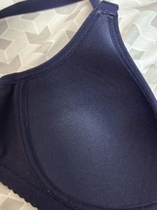 Navy Blue Wirless Bra