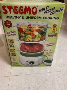 🆕Steemo Multi Steam Cooker - Healthy Cooking