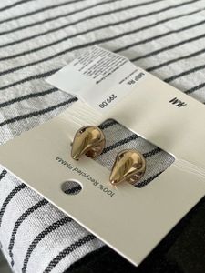 H&amp;M Chunky Dome Earrings Gold