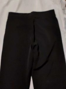 Black Leggings with Rhinestone Detail