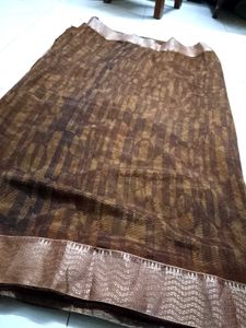 Elegant Brown Saree