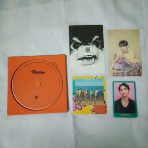 BTS Butter CD and other inclusions