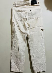 Beige Cargo Pants
