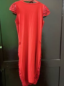 Stunning Red Lace Dress