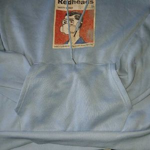Blue Graphic Hoodie