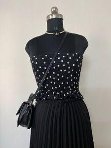 COMBOS❗️🎉 Polka Dot Top &amp; Pleated Skirt