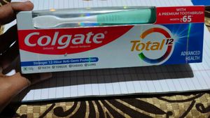 Colgate Total 12 Toothpaste with Toothbrush