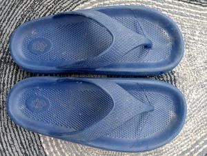 Blue Comfort Thong Sandals