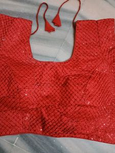 Hot Red Sequence Blouse, Fit M&amp; L&amp; Xl, Brand New